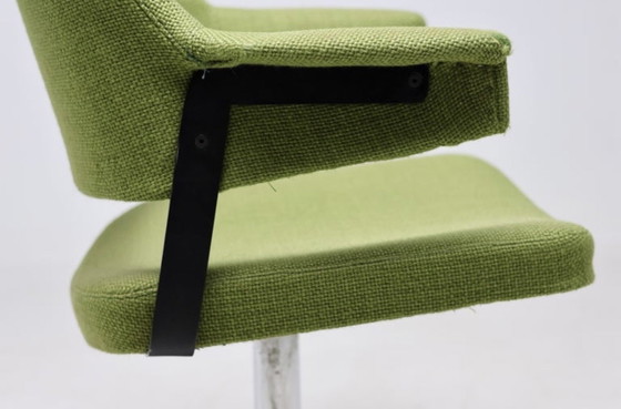 André Cordemeyer — Chaise de bureau pour Gispen – Chaises pivotantes, Aluminium, Wool (photo 9 of 11)