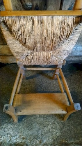 Chaise prie dieu paillÃ©e ancienne en hÃªtre – Fauteuils (photo 20 of 34)