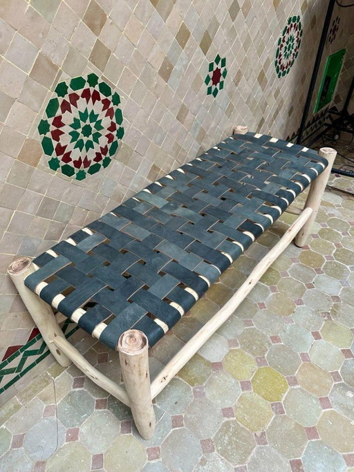 Panca marocchina artigianale 100x40 cm