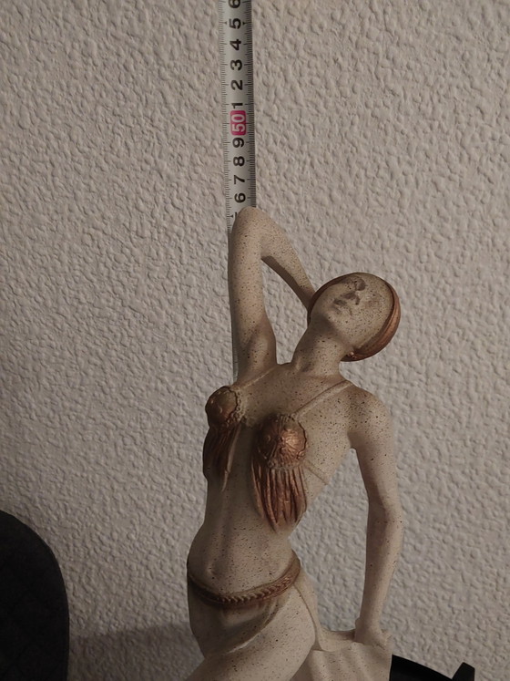 Splendida statuetta di ballerina stile Art Déco. Stile A Santini – Oggetti decorativi (photo 4 of 5)
