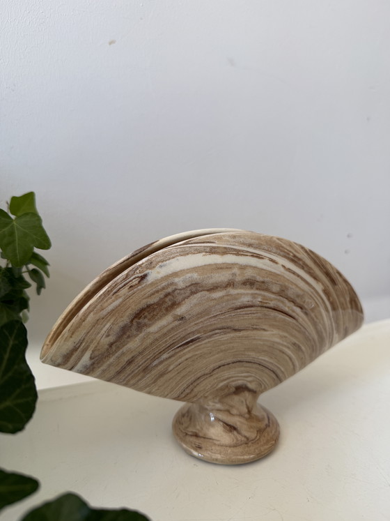 Image 1 of Ceramic letter holder with marble look