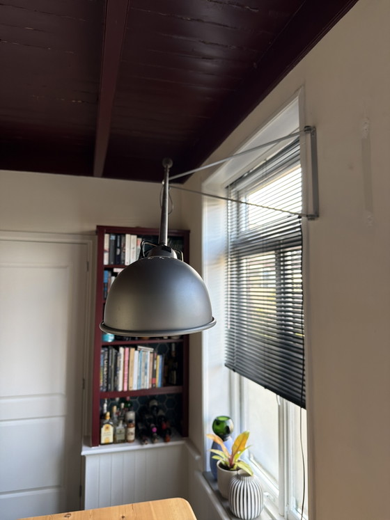 Vintage Flos 265 lamp kleur zilver, zeer zeldzaam exemplaar uit 1973 – Wandlampen, Metal (photo 5 of 8)