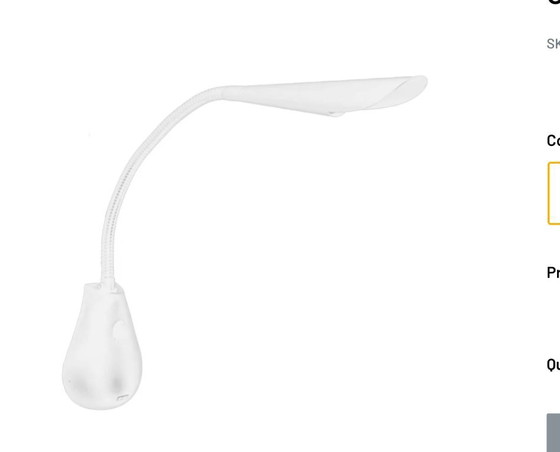 Image 1 of Innermost Cobra Nude White 45cm USB-Wandleuchte Neu Versiegelte Box UVP 149 £