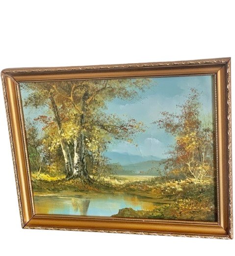 Paesaggio autunnale - anni '50/'60 - firmato