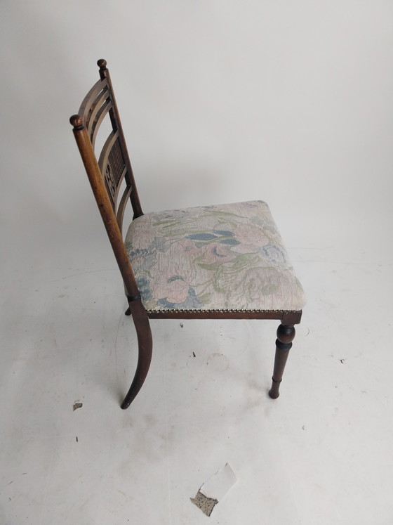 Image 1 of 1 x British Aesthetic Movement chair attributed to H. W. Batley