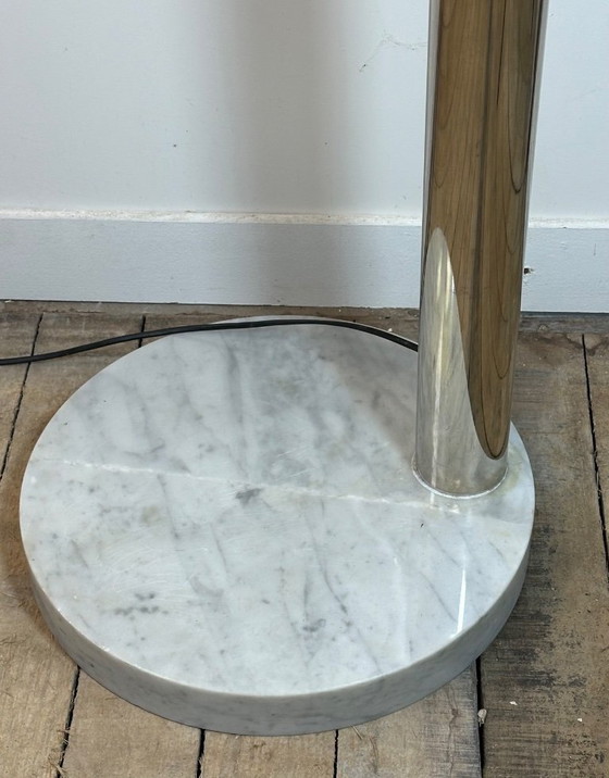 Image 1 of Lampadaire Arc italien 6 lumières en laiton doré 1970'S