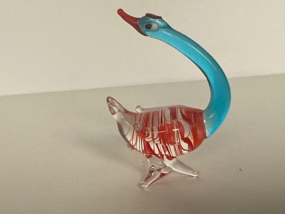 Image 1 of Murano glazen miniatuur vogeltje