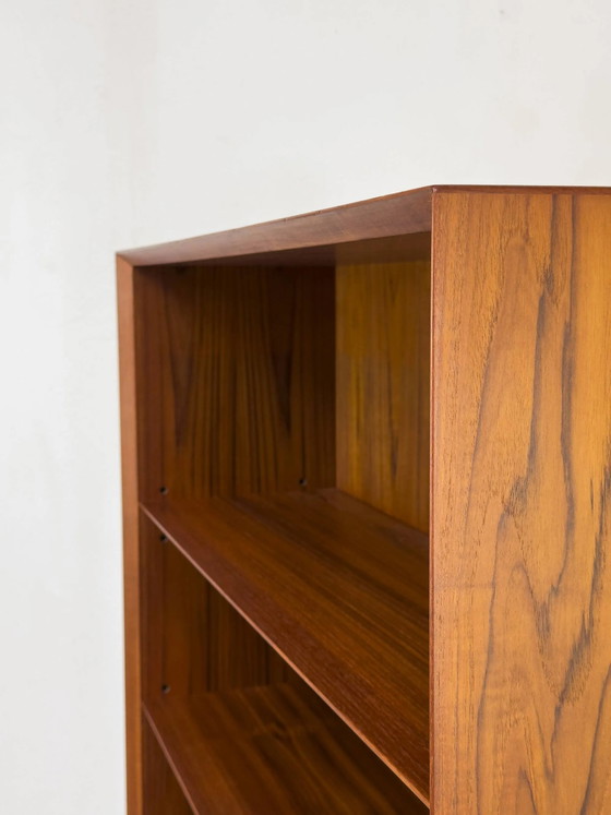 Vintage Danish Teak Bookcase by Chr. Linneberg, 1960s – Wood, Mid Century Modern (photo 10 of 21)