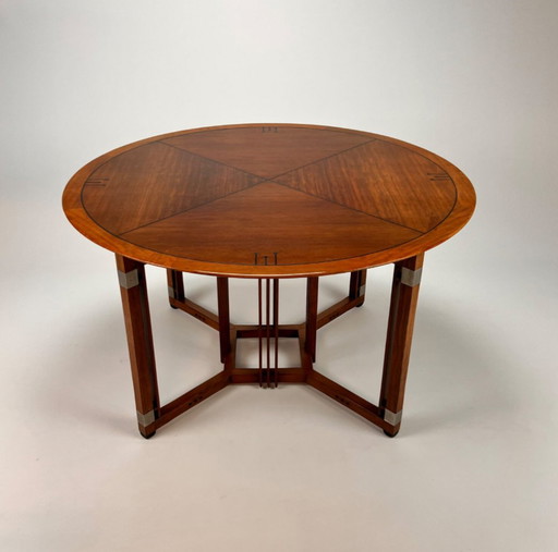 Art deco Schuitema round dining table 