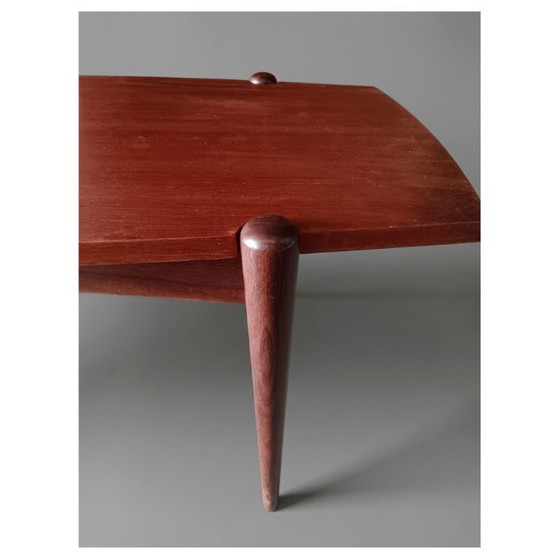 Image 1 of Table basse vintage Creafort avec plateau réversible - style moderne du milieu du siècle