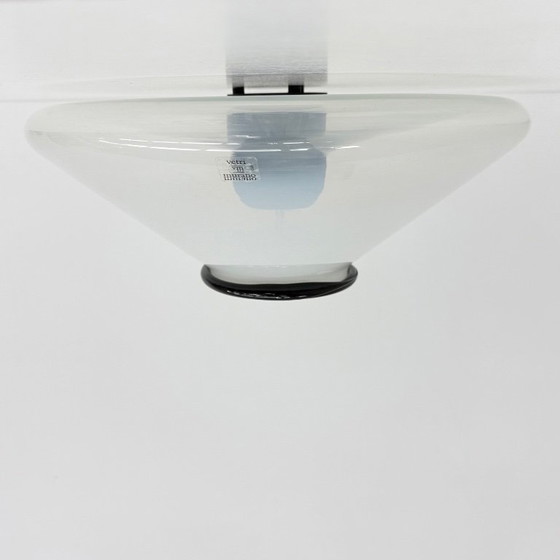 Image 1 of Applique murale Leucos en verre de Murano, design du milieu du XXe siècle, Italie des années 1980