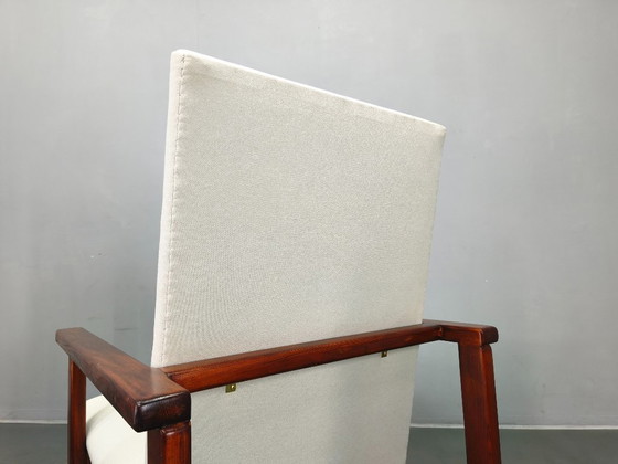 Image 1 of Pair of Mid-Century Pine Lounge Chairs, Czechoslovakia 1970s