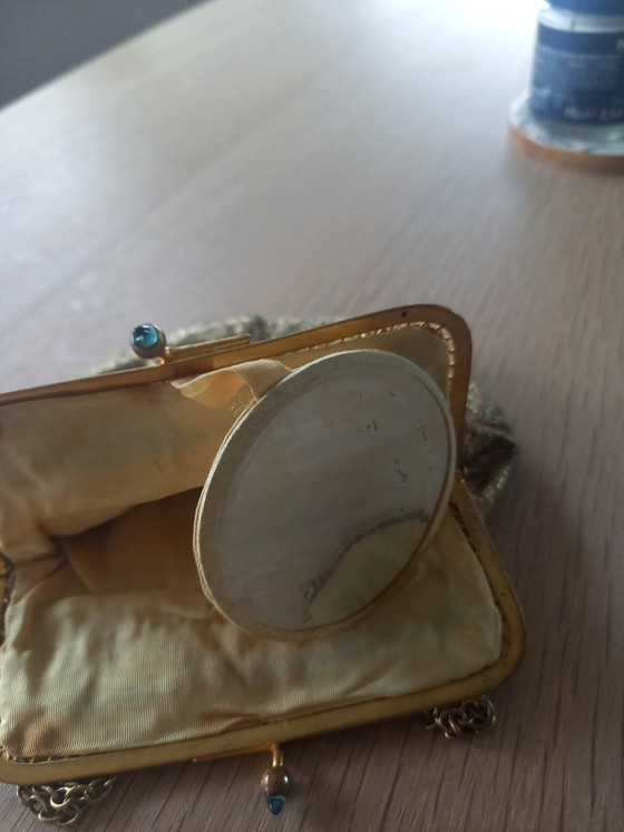 Opera tasje van brocante stof – Tassen, Metal, Textile (photo 4 of 5)