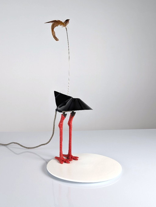 Ingo Maurer Bibibibi Table Lamp, Signed, 1980s – verlichting, Metal, Plastic (photo 2 of 13)