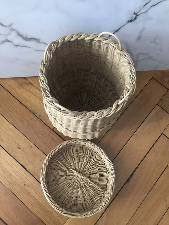 Image 1 of Rattan Storage Basket