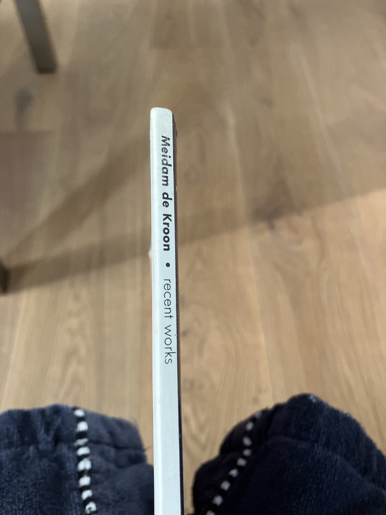 Image 1 of Abstract schilderij van A Meidam 1997 mit Buch über die Schilder