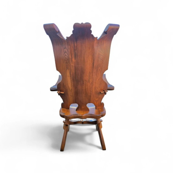 Sedia in rovere Oirschot / Gentleman Chair / Gentleman Chair / Sedia a artiglio / Anni '60 – Poltrone (photo 14 of 24)