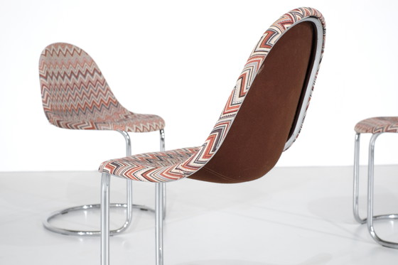 Image 1 of Maia" set of chairs by Giotto Stoppino for Bernini, Italy 1970s