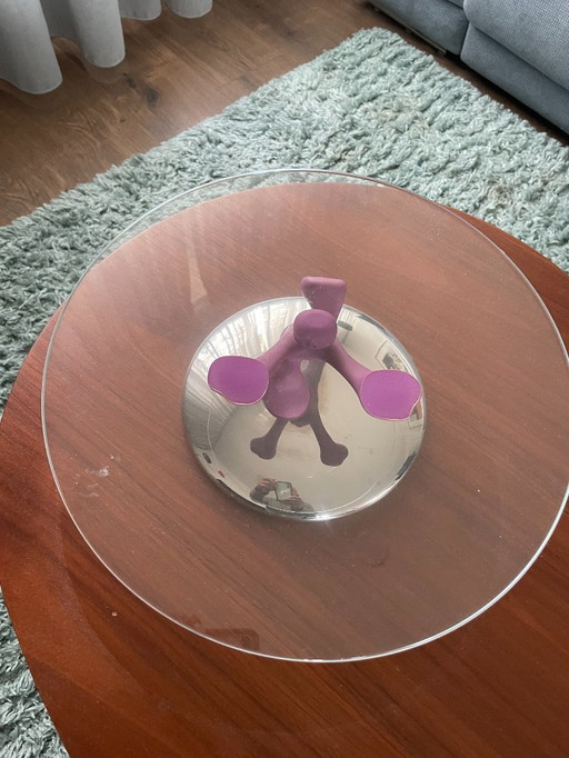 Piatto da torta Alessi Running Man