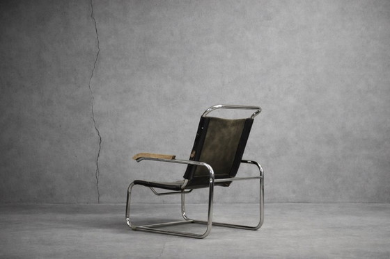 Image 1 of Vintage Bauhaus B35 armchair by Marcel Breuer for Thonet, 1930s