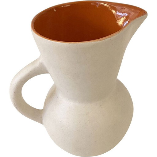 Pichet en céramique vintage de Vallauris