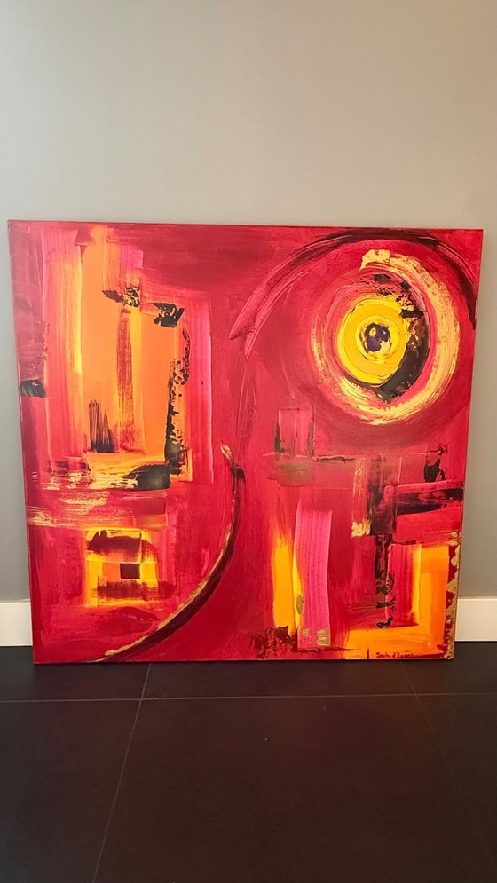 Image 1 of Dipinto colorato Sacha d'Emans 100x100