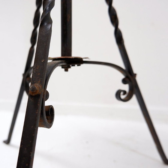 Image 1 of French barber's mirror from the 1930s