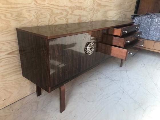 Buffet bas en palissandre de Schreiber, 1962 (photo 4 of 10)