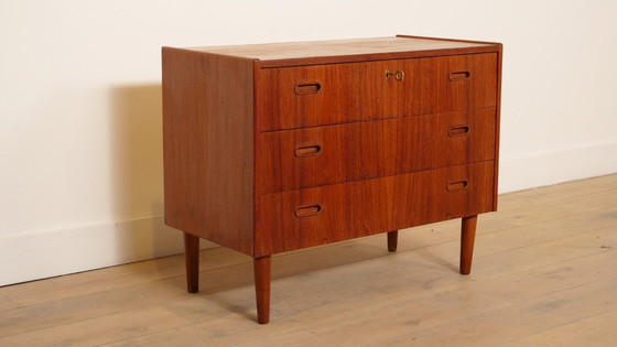 Image 1 of Vintage Danish chest of drawers | Teak | 3 drawers