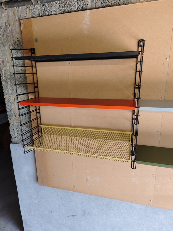 Image 1 of Vintage Tomado Holland wall system with rare reading shelf
