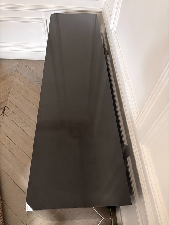 Enfilade Willy Rizzo Pour Mario Sabot 1970 – Buffet bas, Metal, Wood (photo 2 of 9)