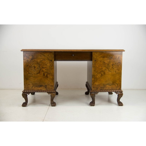 Image 1 of Vintage Art Nouveau freestanding writing desk, 1920s