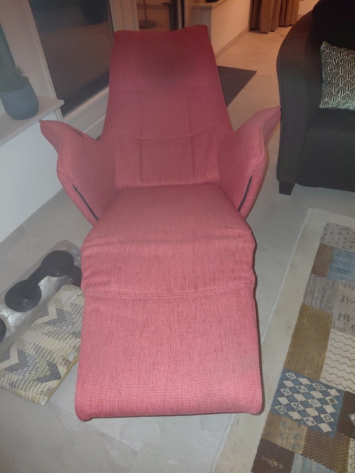 Sillón reclinable electrónico – verstelbare relaxstoel, Metal, Textile