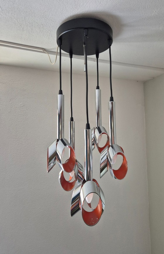 Image 1 of Vintage pendant lamp - Cascade by Massive - 1970s