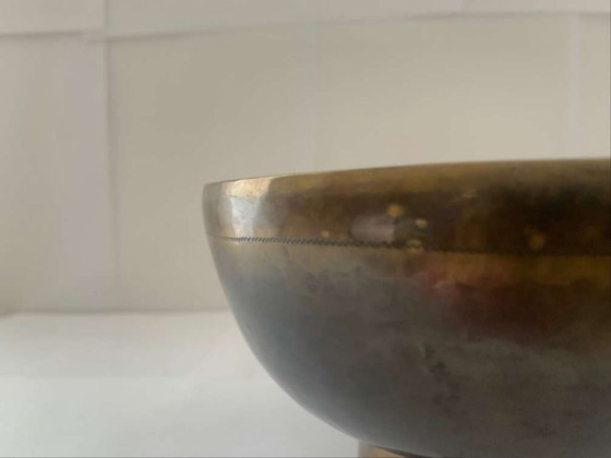 Image 1 of Scatola con coperchio Bonbonniere di Hans Przyrembel, Marianne Brandt, Alfred Lipovec, Bauhaus, ottone