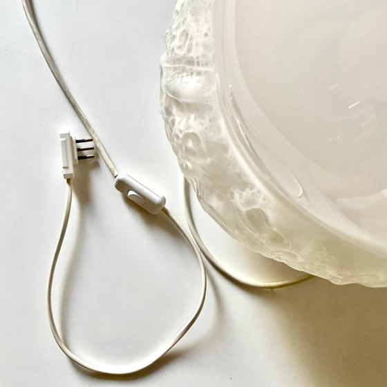 Image 1 of 1x Space Age Murano Table Lamp "Osso" Model, Italy 1970