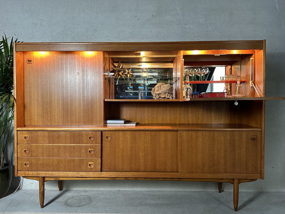 Image 1 of Mid-Century Modern Highboard - Teak