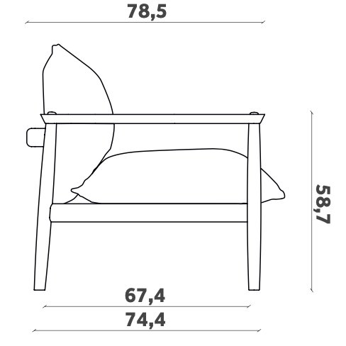 Image 1 of Miniforms Sergia fauteuil