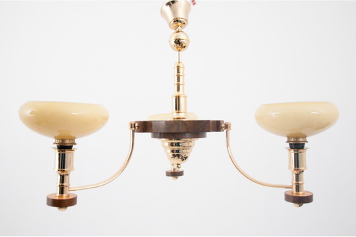 Art deco chandelier, 1960s, Poland.