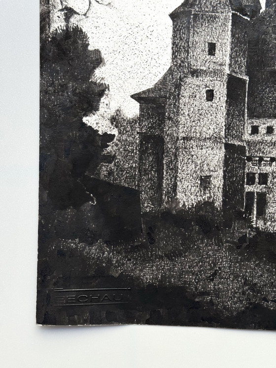 Image 1 of Eugene Eechaut (1928-2019) - Noire Reverie (1980) 4 Kunstwerke