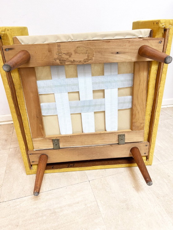 Fauteuil vintage scandinave années 60 – Wood, Textile (photo 12 of 12)