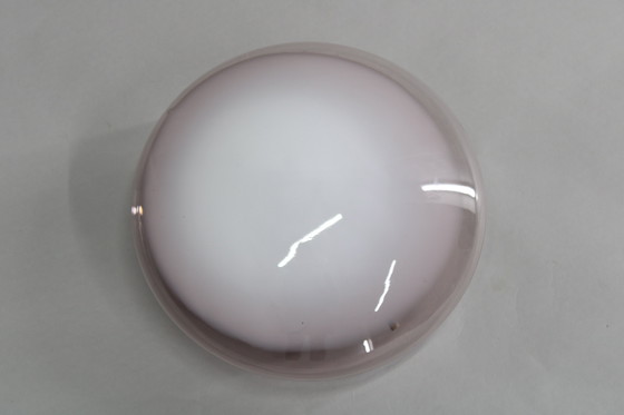 Image 1 of Glazen plafondlamp uit 1970, Italië