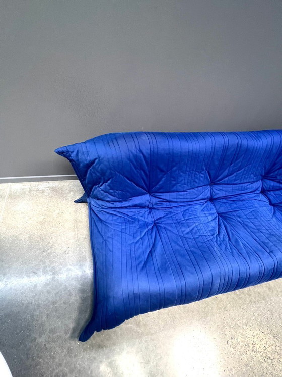Image 1 of Ligne Roset Yoko bank – 3-zits – blauw – designklassieker