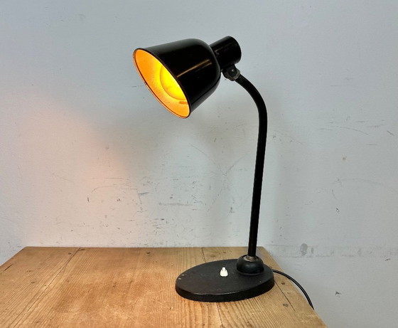 Image 1 of Vintage Black Table Lamp by Christian Dell for BUR Bunte & Remmler, 1930s