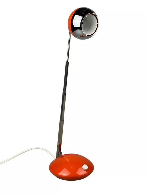 Lampe de table des années 60 70 Eichhoff Werke Type E 3371 Plastique Métal Space Age