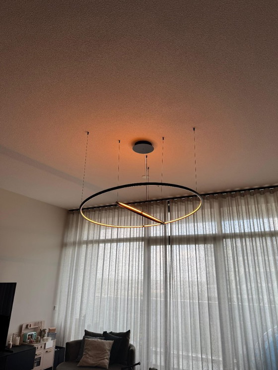 Image 1 of TossB Hoola LED Lampes suspendues (Ø140 + Ø60 cm) - Dimmable & élégant noir