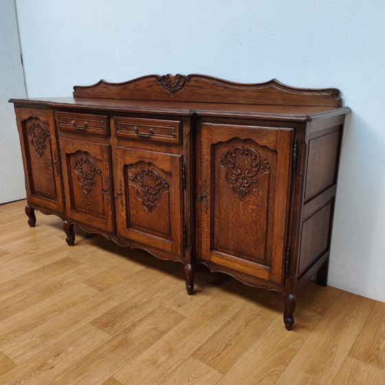 Image 1 of Vintage Louis XV sideboard wall cabinet buffet cabinet