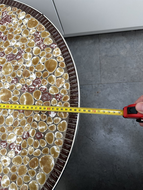 Image 1 of table basse vintage en mosaïque