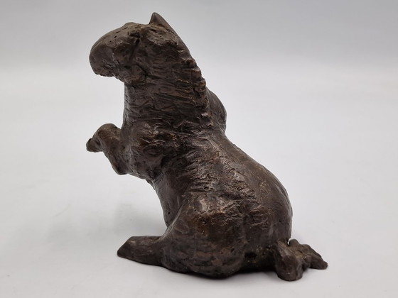 Image 1 of Kleine Bronzeskulptur eines Pferdes, Arthur Spronken?