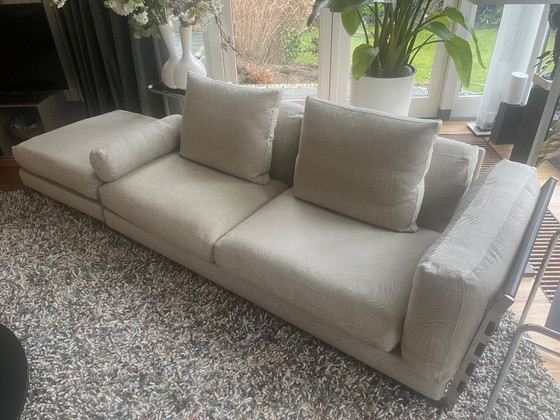 Image 1 of Flexform Cestone composizione angolare/2 panche con poggiapiedi